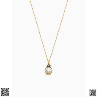 美國代購正品 Kate Spade 圓肚小企鵝項鏈