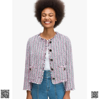美國代購正品 Kate Spade 小香風外套