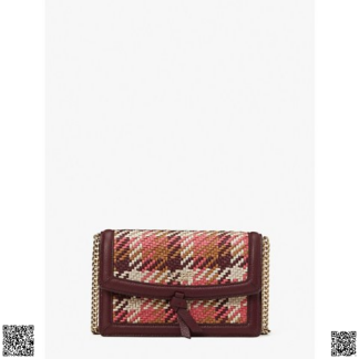 美國代購正品 Kate Spade 格紋鏈條包