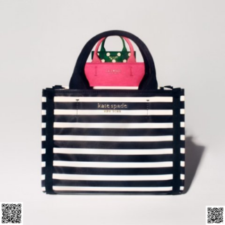 美國代購正品 Kate Spade 條紋托特包