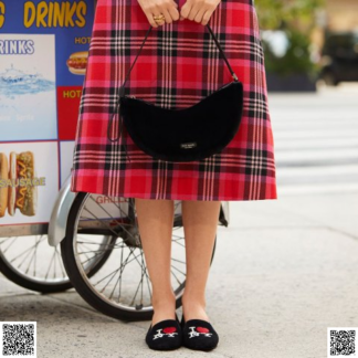美國代購正品 Kate Spade 毛茸茸半月包
