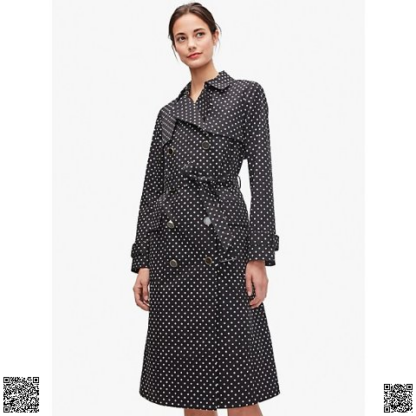 美國代購正品 Kate Spade 波點風衣