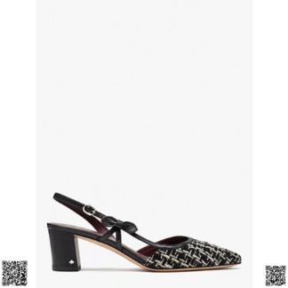 美國代購正品 Kate Spade 粗呢高跟鞋