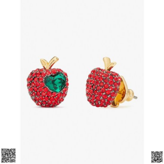 美國代購正品 Kate Spade 蘋果耳飾