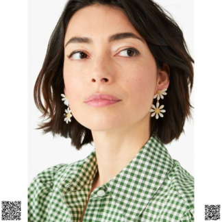 美國代購正品 Kate Spade 雛菊耳飾