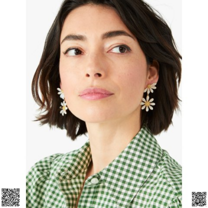 美國代購正品 Kate Spade 雛菊耳飾