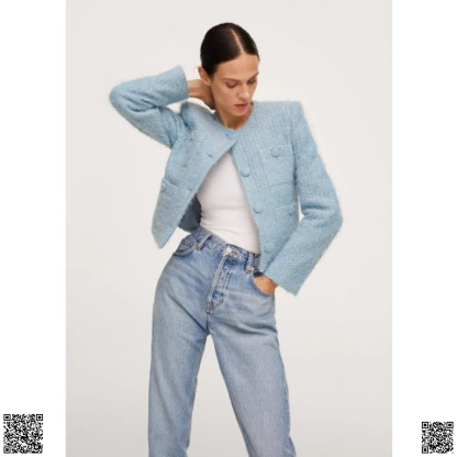 美國代購正品 Mango 小香風外套