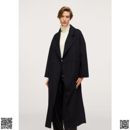美國代購正品 Mango 手工羊毛大衣