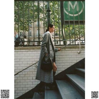 美國代購正品 Mango 羊毛混紡大衣