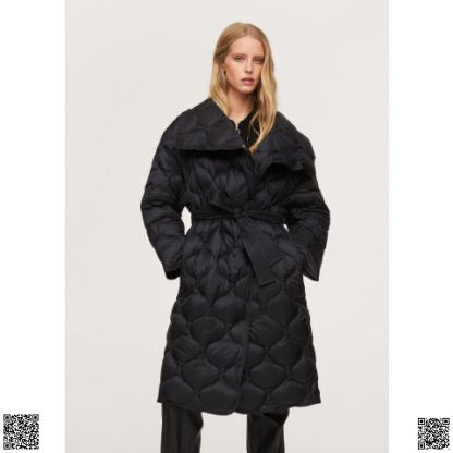 美國代購正品 Mango 長款棉服