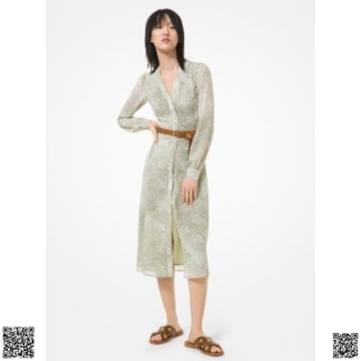 美國代購正品 Michael Kors Paisley 襯衫裙