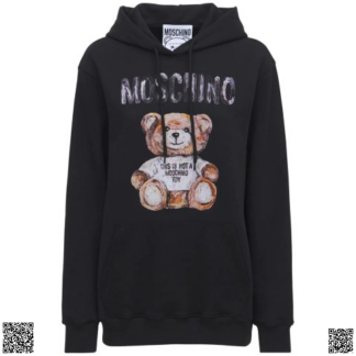 美國代購正品 Moschino 小熊連帽衛衣
