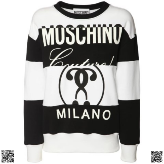 美國代購正品 Moschino 條紋衛衣
