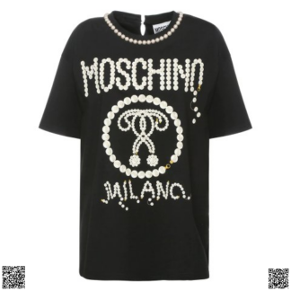 美國代購正品 Moschino 珍珠T恤