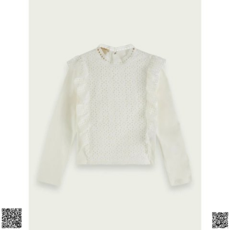 美國代購正品 Scotch & Soda 蕾絲襯衫