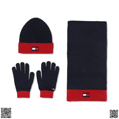 美國代購正品 Tommy Hilfiger 手套帽子套裝