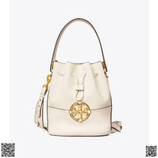 美國代購正品 Tory Burch Miller 白金水桶包