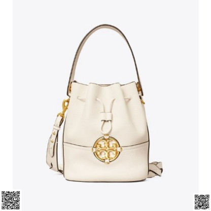 美國代購正品 Tory Burch Miller 白金水桶包