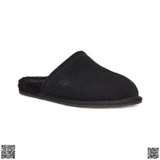 美國代購正品 UGG黑色加絨拖鞋 碼全