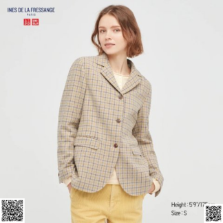 美國代購正品 Uniqlo 羊毛亞麻混紡西裝外套