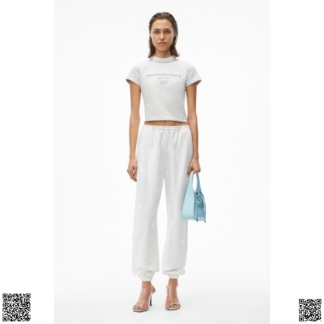 美國代購正品 Alexander Wang logo休閑褲