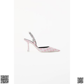 美國代購正品 Alexander Wang 鑽扣格紋高跟鞋