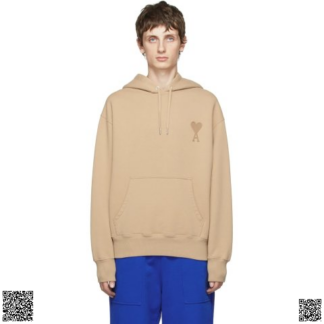 美國代購正品 Ami Alexandre Mattiussi Beige Ami de Coeur 闊型