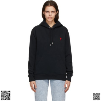 美國代購正品 Ami Alexandre Mattiussi Black Ami de Coeur 帽衫