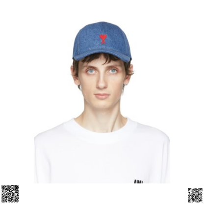 美國代購正品 Ami Alexandre Mattiussi Blue De Coeur 棒球帽