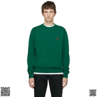 美國代購正品 Ami Alexandre Mattiussi Green Ami de Coeur 套頭