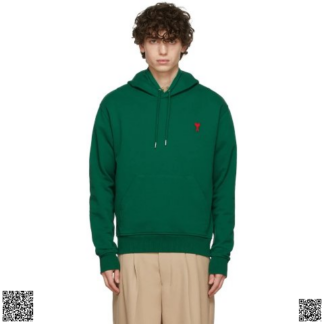 美國代購正品 Ami Alexandre Mattiussi Green Ami de Coeur 連帽