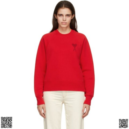 美國代購正品 Ami Alexandre Mattiussi Red Ami de Coeur 衛衣