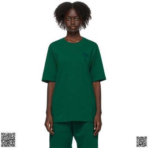 美國代購正品 Ami Alexandre Mattiussi 綠色 Ami de Cœur T 恤