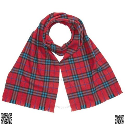 美國代購正品 Burberry 格紋羊絨圍巾