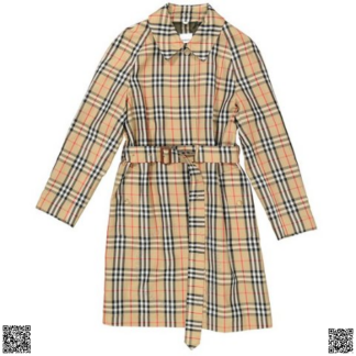 美國代購正品 Burberry 格紋風衣