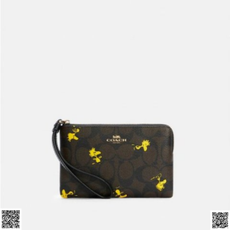 美國代購正品 Coach X Peanuts 手拿包