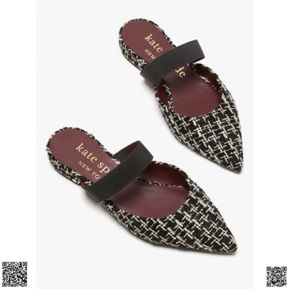 美國代購正品 Kate Spade 小香風穆勒鞋