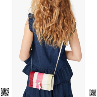 美國代購正品 Kate Spade 拼色鏈條包