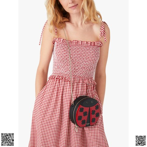 美國代購正品 Kate Spade 瓢蟲鏈條包
