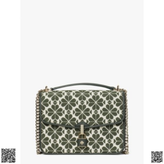 美國代購正品 Kate Spade 老花鎖扣鏈條包