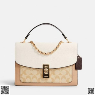 美國代購正品 Lane老花拼接單肩包