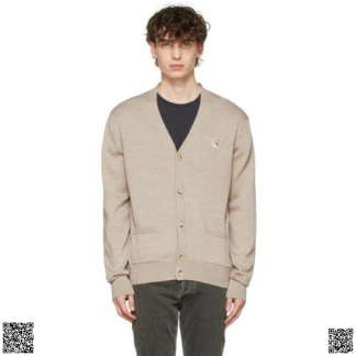 美國代購正品 Maison Kitsune 狐狸頭開衫