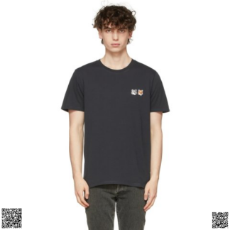 美國代購正品 Maison Kitsune 雙狐狸頭T恤
