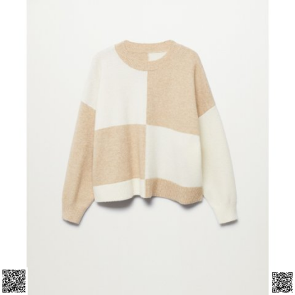 美國代購正品 Mango 格紋毛衣