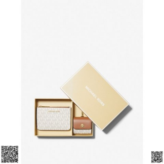 美國代購正品 Michael Kors 老花零錢包AirPods盒 2件禮盒