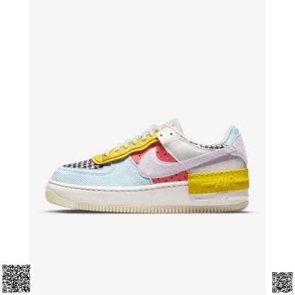 美國代購正品 Nike Air Force 1 Shadow童趣風運動鞋