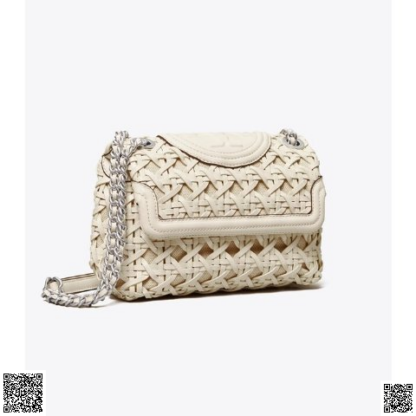 美國代購正品 Tory Burch Fleming Soft Small 編織單肩包