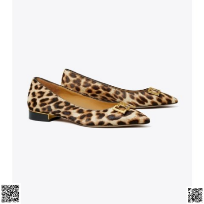 美國代購正品 Tory Burch Gigi 豹紋平底鞋