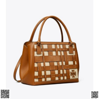 美國代購正品 Tory Burch McGraw拼接托特包