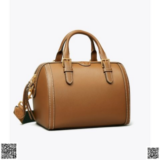 美國代購正品 Tory Burch T Monogram榛子棕酒桶包
